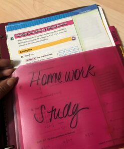 Cardinal Expanding Plastic Binder Dividers, Flexible Front Pockets Expand 1/4", 5-Tab, Insertable Multicolor Tabs, Letter Size, 1 Set (84012CB) 23 715Z IwJuaL