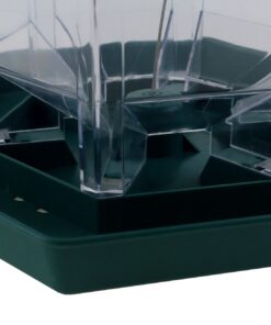 Ogrmar Hanging Gazebo Wild Bird Feeder -Perfect for Garden Decoration and Bird Watching for Bird Lover and Kids (Green) 24 715Z0DE3ByL