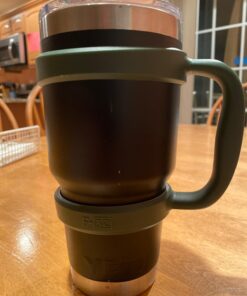 F-32 Handle - 19 COLORS - 30oz Size - Compatible with 30 oz YETI and 30 oz. OZARK TRAIL Tumbler Travel Mug - BPA FREE (30OZ, HUNTER GREEN, 1 Count (Pack of 1)) 30ozHunter Green / Field Green 30.0 ounces 26 715ZHT55 cL