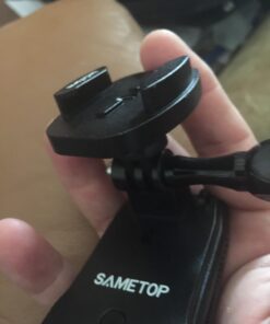 Sametop Backpack Strap Mount Quick Clip Mount Compatible with Gopro Hero 12, 11, 10, 9, 8, 7, 6, 5, 4, Session, 3+, 3, 2, 1, Hero (2018), Fusion, Max, DJI Osmo, Xiaomi Yi Action Cameras 63 715ZdbKa8L