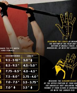 Alternative view of Fit Active Sports New Ventilated Weight Lifting Workout Gloves with Built-in Wrist Wraps for Men and Women - Great for Gym Fitness, Cross Training, Hand Support & Weightlifting. Large