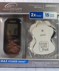 OMRON Max Power Relief TENS Unit Muscle Stimulator, Simulated Massage Therapy for Lower Back, Arm, Shoulder, Leg, Foot, and Arthritis Pain, Drug-Free Pain Relief (PM500) 43 715anBxrcXL