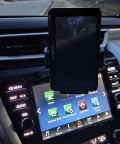 APPS2Car Sturdy CD Slot Phone Mount with One Hand Operation Design, Hands-Free Car Phone Holder Universally Compatible with All iPhone & Android Cell Phones, for Smartphone Mobile Black 32 715bJMFbO5L