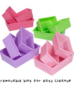 HoneyCanDo Kids Toy Storage Organizer With Bins, Pastel 26 715cRaxjJPL