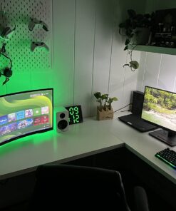 NPET K10 Wired Gaming Keyboard, LED Backlit, Spill-Resistant Design, Multimedia Keys, Quiet Silent USB Membrane Keyboard for Desktop, Computer, PC (Black) Wired RGB 33 715d548vAL