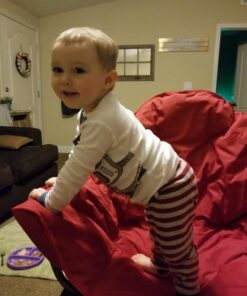 ALPHA CAMP Oversized Camping Chairs Padded Moon Round Chair Saucer Recliner with Folding Cup Holder and Carry Bag Red 37 715dNxvU2ZL