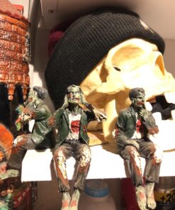 Walking Dead Zombie Undead See Hear Speak No Evil Set of Shelf Sitters Computer Top Statue Figurines 32 715edJJLAyL