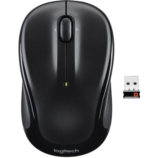 Logitech M325 Wireless Mouse for Web Scrolling - Black