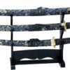 BladesUSA Jl-021Bl4 Katana Samurai Sword Set, 3-Piece with Scabbard and Display Stand, 40-Inch Overall Katana 9 715fHJ2eLmL