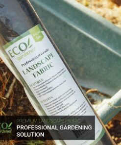 Premium 5oz Pro Garden Weed Barrier Landscape Fabric by ECOgardener - Durable & Heavy-Duty Weed Block Gardening Mat, Easy Setup & Superior Weed Control, Eco-Friendly & Convenient Design, 4ft x 50ft 5oz - 4ft x 50ft 21 715fL7zjUBL