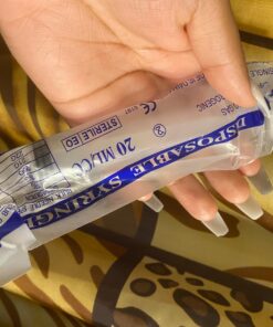 Frienda Large Plastic Syringe 4 Pack Measuring Syringe Tools Dispensing Multiple Uses(20 ml) 20 ml 42 715fpp7f3 L