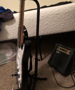 On-Stage XCG4 Black Tripod Guitar Stand, Single 40 715hBLhz6zL