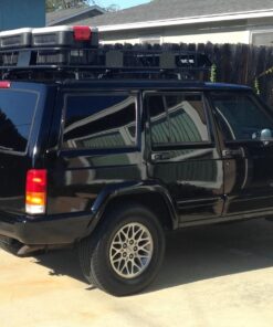 CURT 18115 Universal 42 x 37-Inch Black Steel Roof Rack Rooftop Cargo Carrier 58 715j99bYE L