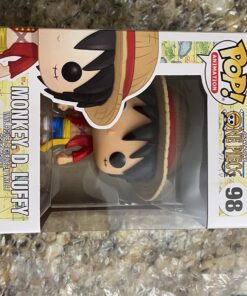 Funko POP Anime: One Piece Luffy Action Figure Multicolor 48 715jHat4SyL