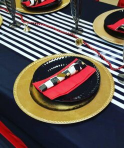 Creative Converting 50-Count Touch of Color Paper Dinner Napkins, Classic Red 7.5" x 4.25" Dinner Napkin 8 715jQyng5KL