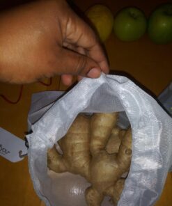 purifyou Reusable Produce Bags, Heavy Duty Double Stitched Washable Mesh Grocery Bag with Drawstring, Ideal for Farmers Market, Beach, and Refrigerator Storage, Set of 9 (XL, Large, Small) Set of 9 Mixed 48 715kAN9KScL