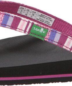 Sanuk Women's Maritime Funk Flip Flop 5 Berry Multi 4 715kIQm619L