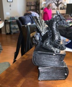 Mythical Guardian Dragon Trinket Box Statue with Hidden Book Storage Compartment for Decorative Gothic & Medieval Décor and Figurines As Jewelry Boxes or Fantasy Gifts for Office Study-Library 39 715kXD8xXAL