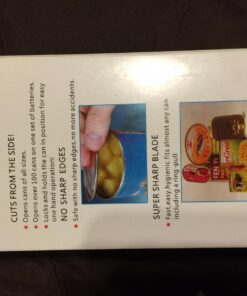 Bartelli Soft Edge Automatic Electric Can Opener - Red Battery Powered 29 715l5OfsLlL