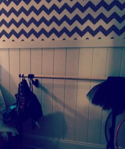 VITA Barre Wall-Mounted Single Ballet Barre, Classic WB15, Wood | Fixed Height, Made in USA, Home, Studio or Gym Exercise Equipment for Kids & Adults | Dance, Fitness, Pilates Black 4 Ft 33 715l9sN4QDL