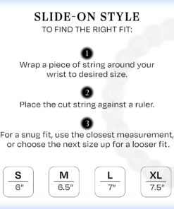 Lokai Beaded Bracelets for Women & Men, Classic Clear Style - Mental Health Awareness Bracelet Encourages Mental Wellness Slides-On for Comfortable Fit - Silicone Stretch Bead Bracelet Jewelry Large 23 715lKg4K jL