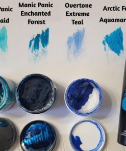 MANIC PANIC Enchanted Forest Green Hair Dye – Classic High Voltage - Semi Permanent Deep Teal Green Hair Color With Blue Undertones - Vegan, PPD & Ammonia Free (4oz) 4 Fl Oz (Pack of 1) 45 715lUHNBsTL