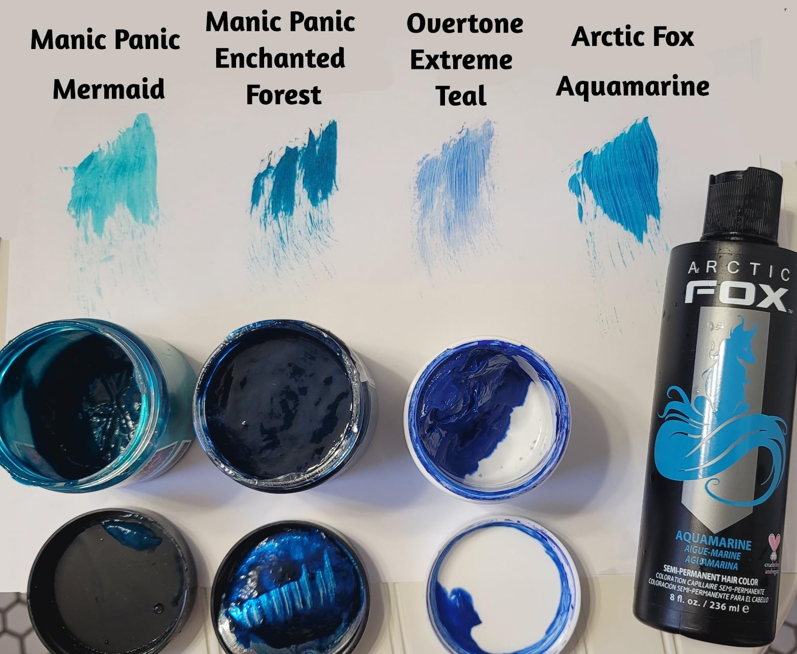 MANIC PANIC Enchanted Forest Green Hair Dye – Classic High Voltage - Semi Permanent Deep Teal Green Hair Color With Blue Undertones - Vegan, PPD & Ammonia Free (4oz) 4 Fl Oz (Pack of 1) 15 MANIC PANIC Enchanted Forest Green Hair Dye – Classic High Voltage - Semi Permanent Deep Teal Green Hair Color With Blue Undertones - Vegan, PPD & Ammonia Free (4oz) 4 Fl Oz (Pack of 1) - Image 15