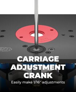 Alternative view of Kreg PRS5000 Precision Router Lift - Router Table Lift System - Durable Router Plate Insert - Router Table Plate Insert - For Quick, Accurate, Reliable & Repeatable Setups