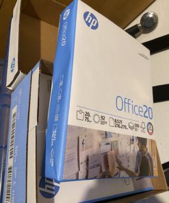 HP Printer Paper | 8.5 x 11 Paper | Office 20 lb | 3 Ream Case - 1500 Sheets | 92 Bright | Made in USA - FSC Certified | 112090C, White 3 Ream | 1500 Sheets Letter (8.5 x 11) 27 715nOHy7TKL