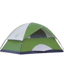 Coleman Sundome Camping Tent, 2/3/4/6 Person Dome Tent with Snag-Free Poles for Easy Setup in Under 10 Mins, Included Rainfly Blocks Wind & Rain, Tent for Camping, Festivals, Backyard, Sleepovers Palm Green 6 Person 27 715nitfwlFL 1