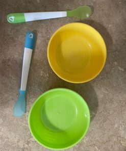 Munchkin® Love-a-Bowls™ 10 Piece Baby Feeding Set, Includes Bowls with Lids and Spoons, Multicolor 35 715oIVd76lL