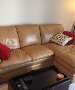 Convenience Concepts 143012 Sheridan Faux Leather Storage Bench with 2 Side Ottomans, Dark Espresso 20 715pIwzhAL