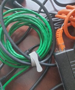 VELCRO Brand ONE WRAP Thin Ties | Strong & Reusable | Perfect for Fastening Wires & Organizing Cords | Black & Gray, 8 x 1/2-Inch | 25 Black + 25 Gray Ties 54 715rL5c94ZL