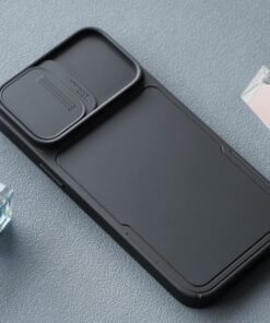 Simtect Designed for iPhone 14 Pro Max Case with Sliding Camera Cover, Shockproof & Mil-Grade Protective Phone Case for iPhone 14 Pro Max 6.7"- Black 1. Space Black 93 715s9PUaqhL