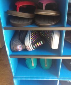 Bankers Box Classroom 9 Compartment Cubby Storage 16"H x 28 1/4"W x 13"D (3380701) , Blue 33 715sbKfrTVL