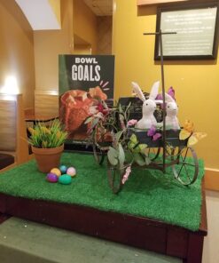 Collections Etc Amish Wagon Decorative Indoor/Outdoor Garden Backyard Planter, Green 50 715schM3k9L