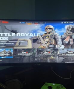 Sceptre 30-inch Curved Gaming Monitor 21:9 2560x1080 Ultra Wide/ Slim HDMI DisplayPort up to 200Hz Build-in Speakers, Metal Black (C305B-200UN1) 30 715se4k20YL