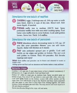 Namaste Foods Gluten Free Waffle & Pancake Mix, 21 oz (Pack of 6) Original 1.31 Pound (Pack of 6) 17 715ssoLJRzL
