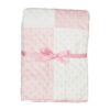 Spasilk Minky Raised Dot Baby Blanket with Satin Trim — Double Layer Blanker for Baby Girls, Baby Boys 30" x 40" Pink 33 715tVmuB41S