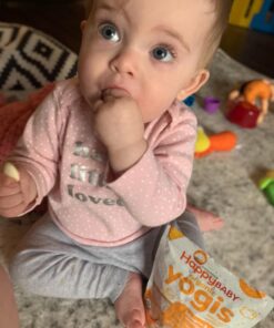 Happy Baby Organics Yogis Freeze-Dried Yogurt & Fruit Snacks, 3 Flavor Variety Pack, 1 Ounce (Pack of 3) 23 715tcZAx3L