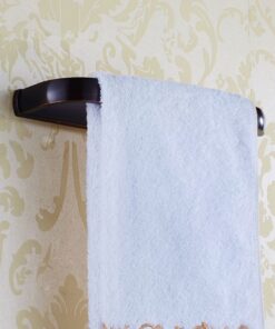 ELLO&ALLO Oil Rubbed Bronze Towel Bars for Bathroom Accessories Wall Mounted Towel Holder, Rust Protection 12.4"x4.2"x2.1" 21 715ti2V6PCL