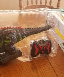 TEMI 8 Channels 2.4G Remote Control Dinosaur Toys for Kids 3 4 5 6 7 Years, Electric Stunt RC Walking T- Rex Toy with Lights and Sounds Powered by Rechargeable Battery, Gift for Boys 1 pack with remote 39 715vMtNGz3L