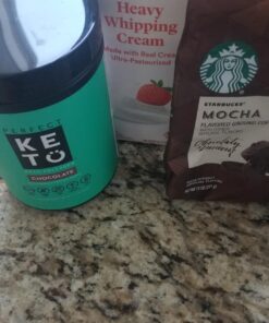 Perfect Keto Collagen Peptides Protein Powder with MCT Oil | Hydrolyzed Collagen, Type I & III Supplement | Non-GMO, Gluten Free, Grassfed, Keto Coffee Creamer | Shakes for Women & Men - Chocolate 44 715wQRZfamL