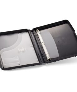 Officemate Ringbinder Clipboard Storage Box, Charcoal (83309), 13" x 10.8" x 2" 17 715x81dG2bS