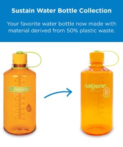 Alternative view of Nalgene Tritan Narrow Mouth BPA-Free Water Bottle, Gray, 32 oz