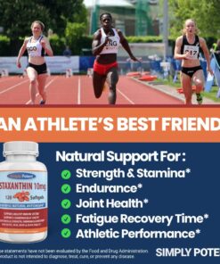 Astaxanthin 10mg 120 Softgels, Almost Like Astaxanthin 12mg or 3 x Astaxanthin 4mg Gelcaps, Natural Astaxanthin Antioxidant Gel Cap Supplement Supports Joint Heart Brain Skin Eye & Fatigue Recovery 9 715yCxnP2fL