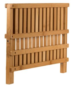 Alternative view of Sagler Wooden Dish Rack Plate Rack Collapsible Compact Dish Drying Rack Bamboo Dish Drainer