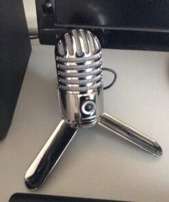 SAMSON Meteor Mic USB Studio Condenser Microphone (Chrome) Chrome Studio Microphone 38 715yNFnuuGL