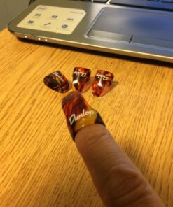 Alternative view of JIM DUNLOP Shell Plastic Finger & Thumbpicks, Large, 4/Player's Pack