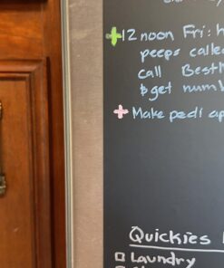 Metallic Chalk Markers (10 Pack) Liquid Chalk Pens - For Blackboards, Chalkboard, Bistro Menu, Window - Wet Wipe Erasable - 6mm Reversible Bullet & Chisel Tip Bold Tip - 6mm 33 715zScRwXLL